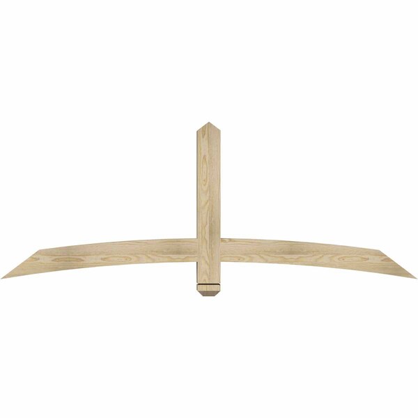 Ekena Millwork Bellingham Rough Sawn Timber Gable Bracket, Douglas Fir, 72"W x 27"H x 4"D x 4"F, 9/12 Pitch GBW072X27X0404BEL00RDF - main